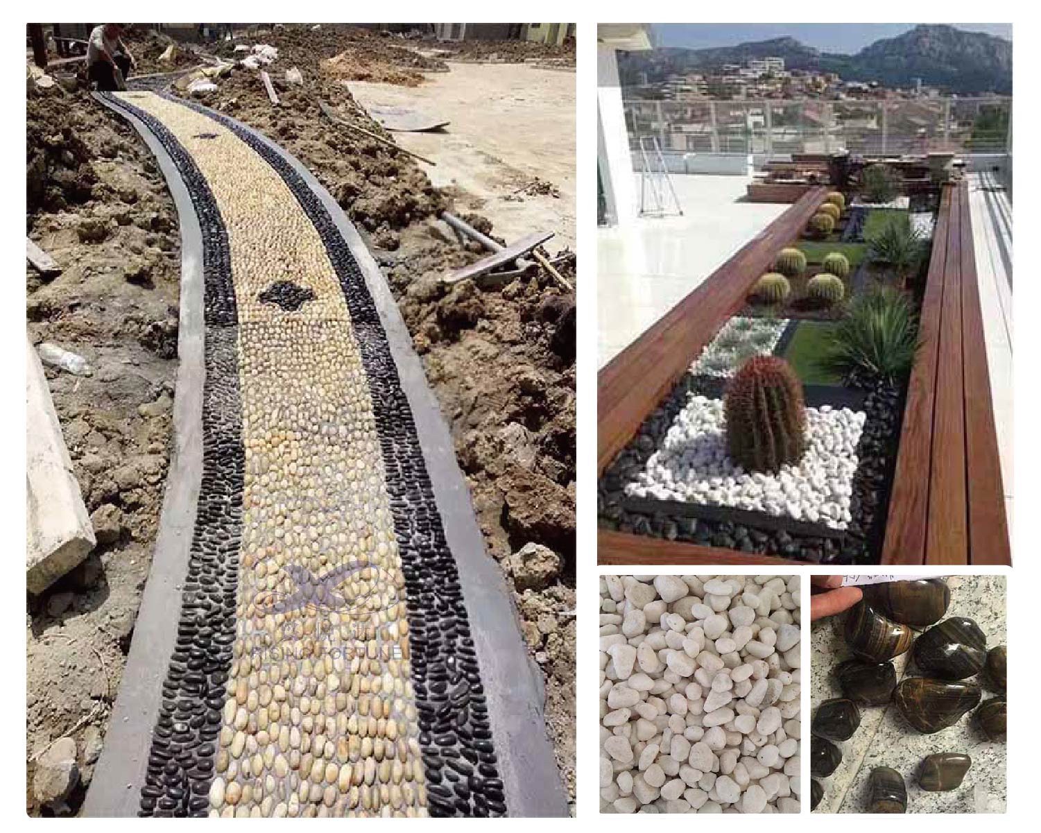 landscaping pebbles
