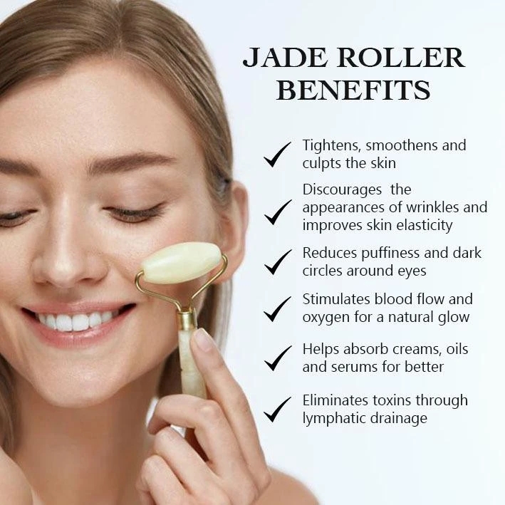 natural jade facial roller