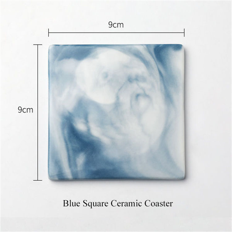 square ceramic coaster