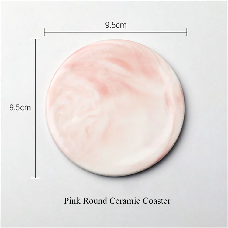 round ceramic coaster