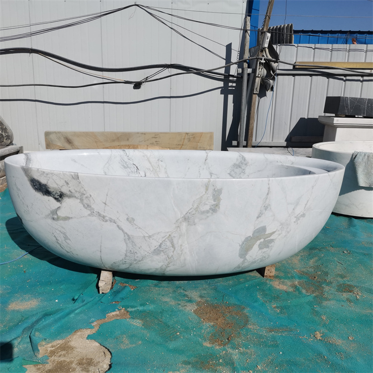 home decoration marble onyx stone bathtub