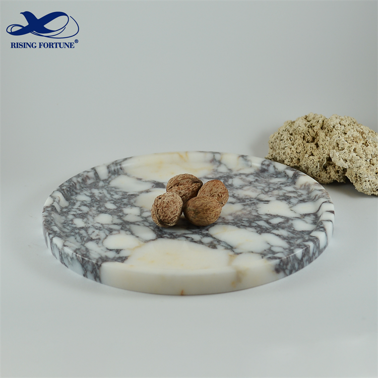 round marble tray