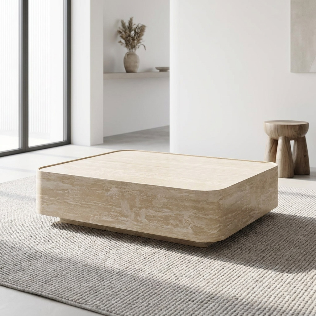 Travertine Coffee Table