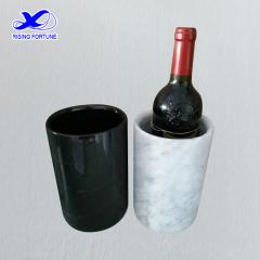 Hand crafted black marble wine bottler cooler