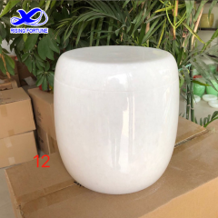 Natural white marble cremation urns in stock