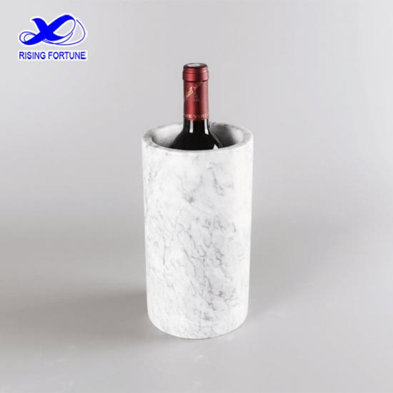 تصميم الرخام الطبيعي النبيذ برودة ويسكي دلو الجليد

