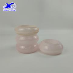 Unique and Luxury Pink Onyx Marble Bubble Candle Vessels with Lid