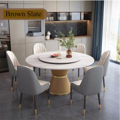 Wholesale Luxury White Sintered Round Top Dining Table