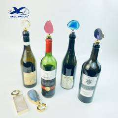 Custom logo crystal wine stopper
