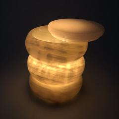 Wholesale Customized Unique Shape Onyx and Marble Candle Jar