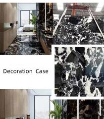 Black and White Marble Slabs for Counter Top and TV Background