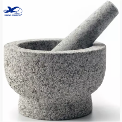 Granite Natural Appearance Mortar and Pestle for Spices Guacamole