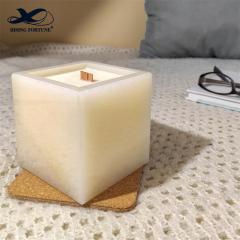 onyx square candle holder