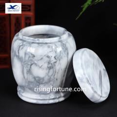 Marble and Onyx Natural Stone Assorted Light Green Onyx Hand Crafted Cremation Urns For Holding Human & Pet Ashes
