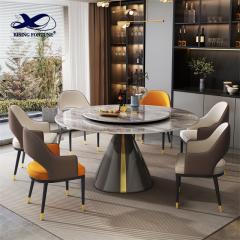 Hot Sale Home Furniture Round Rotating Dinner Table Round Tables