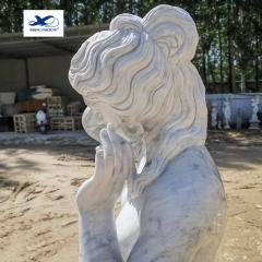 RF Premier Garden and Indoor Sculptur Custom Marble Stone Statue